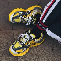 

2019 Fashion Retro platform shoes 1988 track3.0Walking shoes Old Sneakers thick-soled shoe yellow / orange / black 36-44