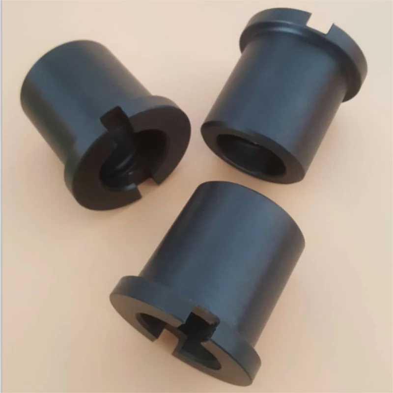 PTFE plastic bushing nylon flange insulating sleeve bush with spiral