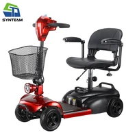 

24V 180W 12AH battery 4 Wheel Vigorous Electric Mobility Scooter Foldable for Elder Disabled with Chinese Controller