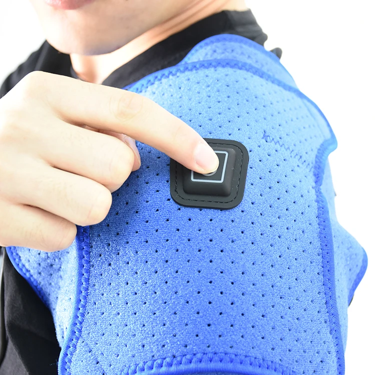 Heated Shoulder Wrap Brace With Usb Electric Shoulder Heating Pad For Rotator Cuff,Frozen