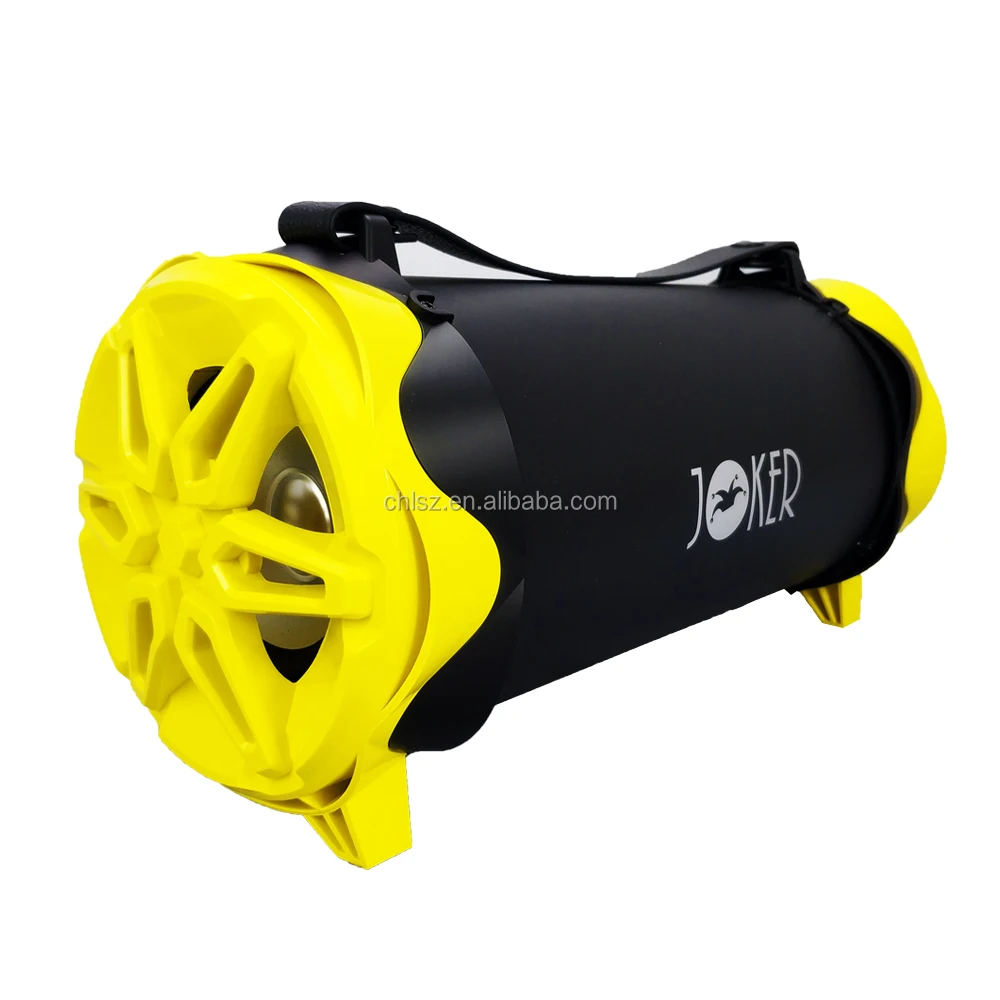 

2018 newly design bazooka speaker, portable wireless speaker with FM radio, Multicolor