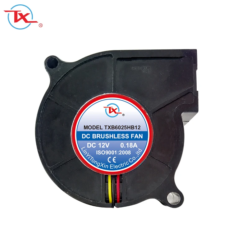 High Speed Dc Brushless Fan 60x60x25mm 6025 5v 12v Electric Blower For