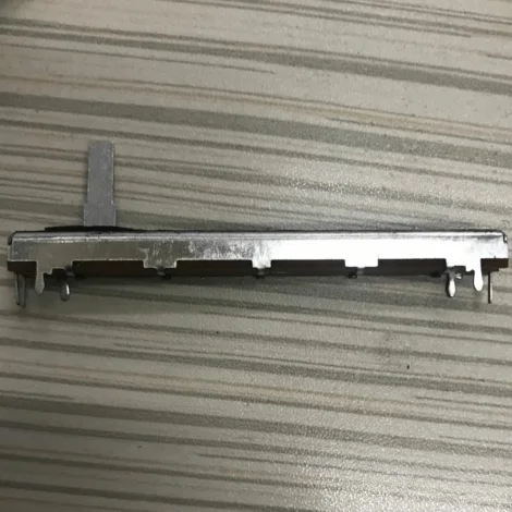50K OHM Linear Taper Slide Potentiometer PCB Mount Metal Shaft Lever Height: 15mm