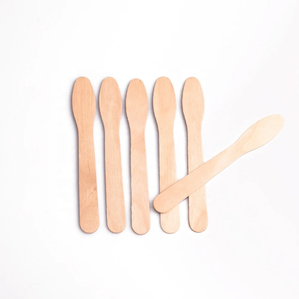 125mm Wooden Spoon For Tasting Ice- cream