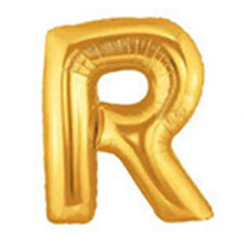 16 inch gold letter balloons