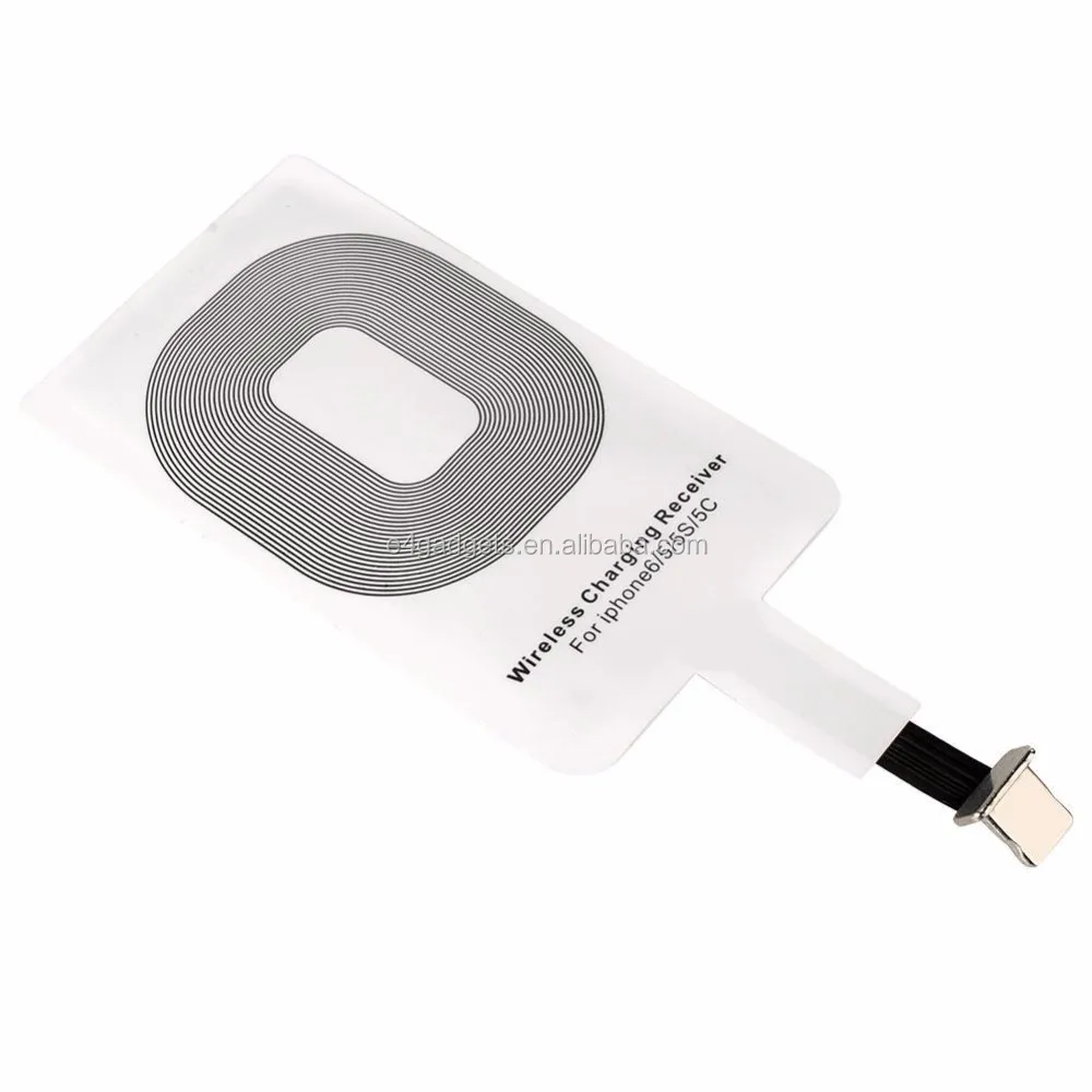 

Universal Qi Wireless Charger Receiver for iphone 5/6/6plus/7/7plus/samsung phones, Black/white