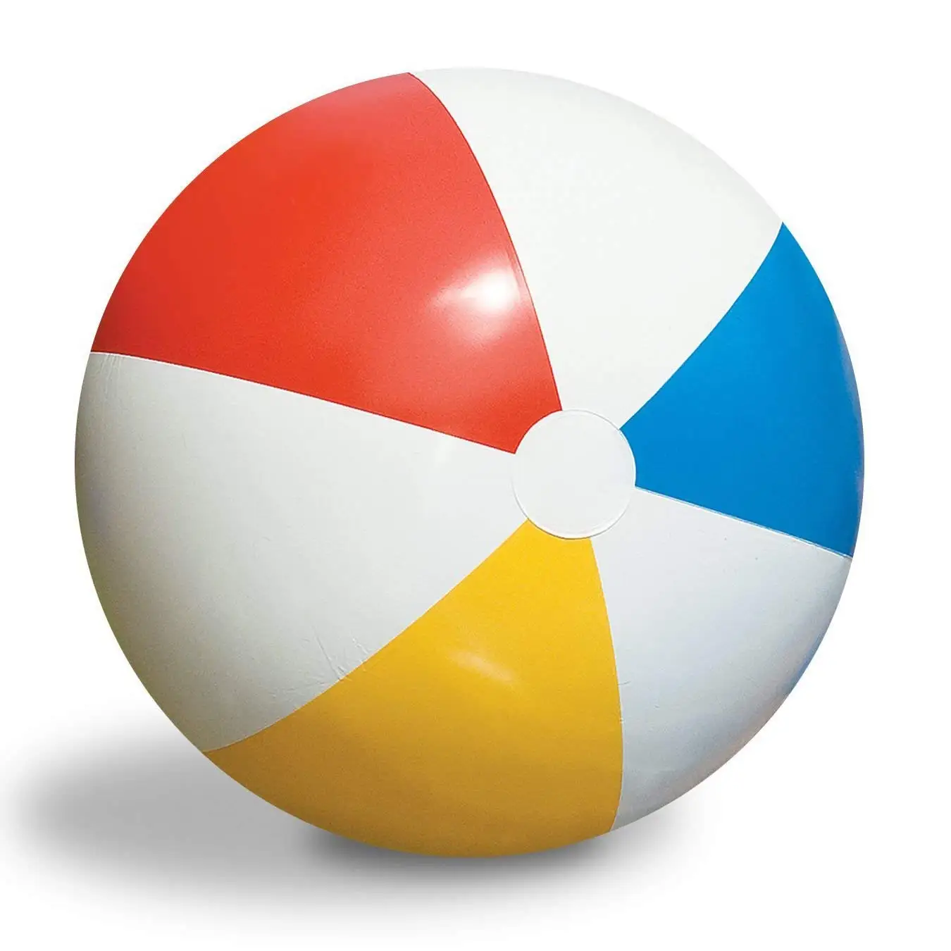 WALLER PAA Inflatable 36-Inch Classic Rainbow Beach Ball For Pool/Lake