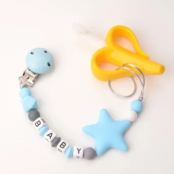 silicone teething pacifier