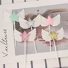 Shiny wing Happy birthday cake cupcake toppers picks
