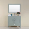Floor Standing 2 Doors 1 Drawer Corner Modern Bathroom Plywood Single Sink Vanity With Mirror Sink