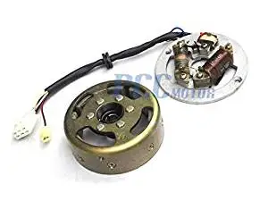 4LA YAMAHA PW PW80 STATOR IGNITION MAGNETO FLYWHEEL IS09+