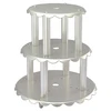 New Designed 3 Tier Anodized Al. Alloy Round Wedding Cake Stand