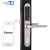 Waterproof Stainless Steel Bluetooth Mobile App Remote Control smart wifi door lock for Aluminum glass door
