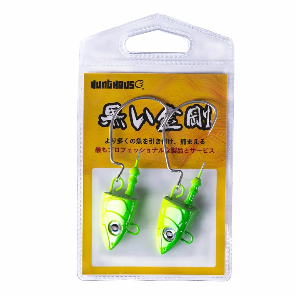 Hunthouse Oem 25g Fish Head Jig Shad Jig Head Blank Single Fishing Hook