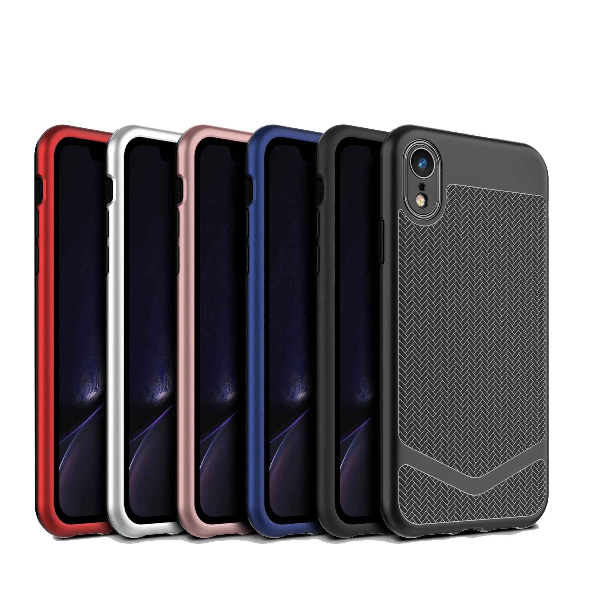 

Phone Case For Iphone 7 8 X Xs, Finger Ring Holder For Apple Iphone Xr Xs Max Shockproof Protective Case Mobile Phone, 5 colors
