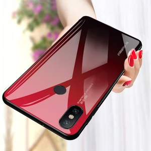 9H Tempered Glass Gradient Mobile Phone Shell Cover Case For Xiaomi Redmi Note 7 pro