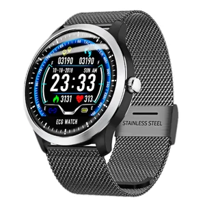 Amazing ECG Sports Watch N58 1.22 IPS Fitness Tracker Blood Pressure Heart Rate Watch Good Quality Bluetooth 4.2 Smart Bracelet