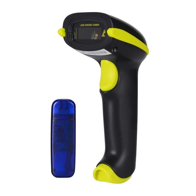 

YHDAA Portable 1D BT laser Wireless Rugged Android Barcode Scanner with Memory