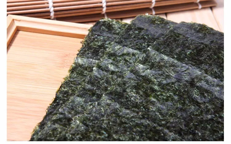 japanese food roasted sushi seaweed 50 sheets haccp certified