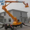 12m 200kg diesel engine telescopic boom lift 360 angle rotate by CE certification