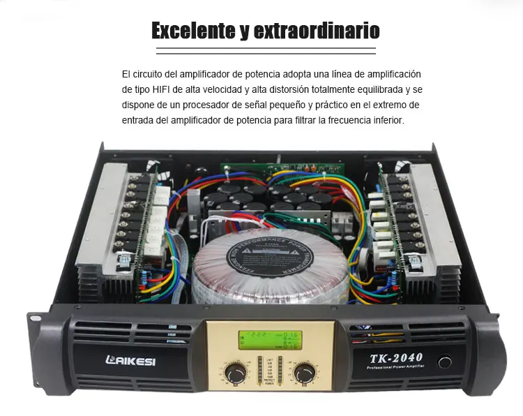 TK Serie Amplificador de Potencia Amplificador de Potencia Profesional