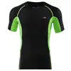 Wholesale Gym Dry Fit Men's Compression Shirt Mesh Sports Short Sleeve T Shirts
