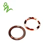 Eco friendly swimwear rose gold buckle alloy 12mm bra strap slider adjusters