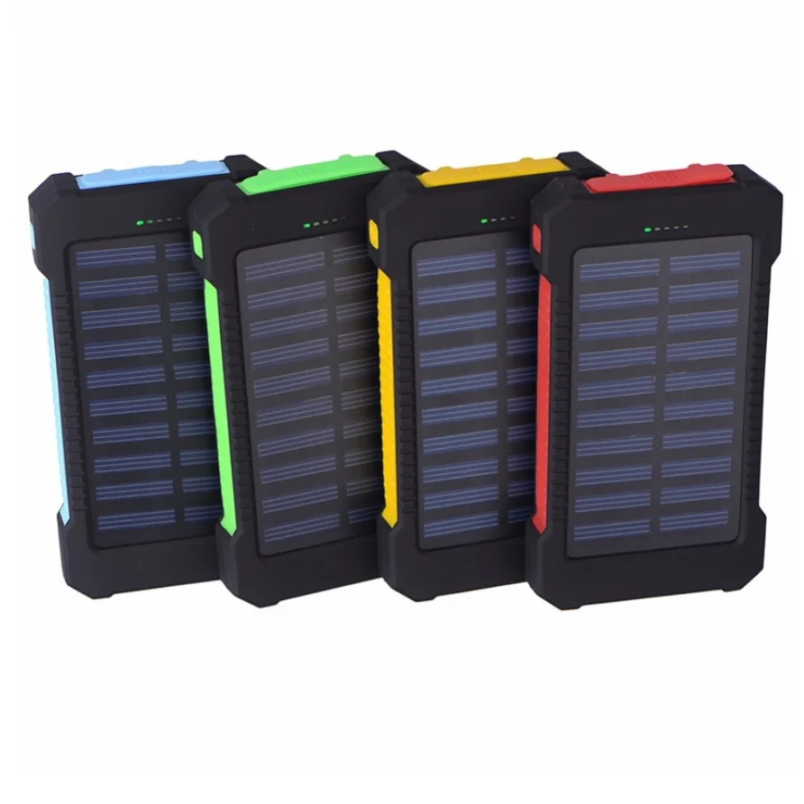 2019 ready to ship 24000MAH solar charger solar power bank with 6pcs solar panel