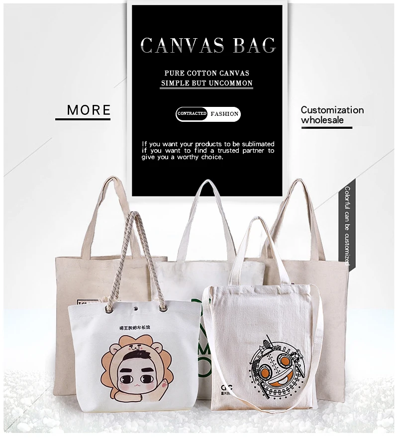 wholesale canvas bolsa