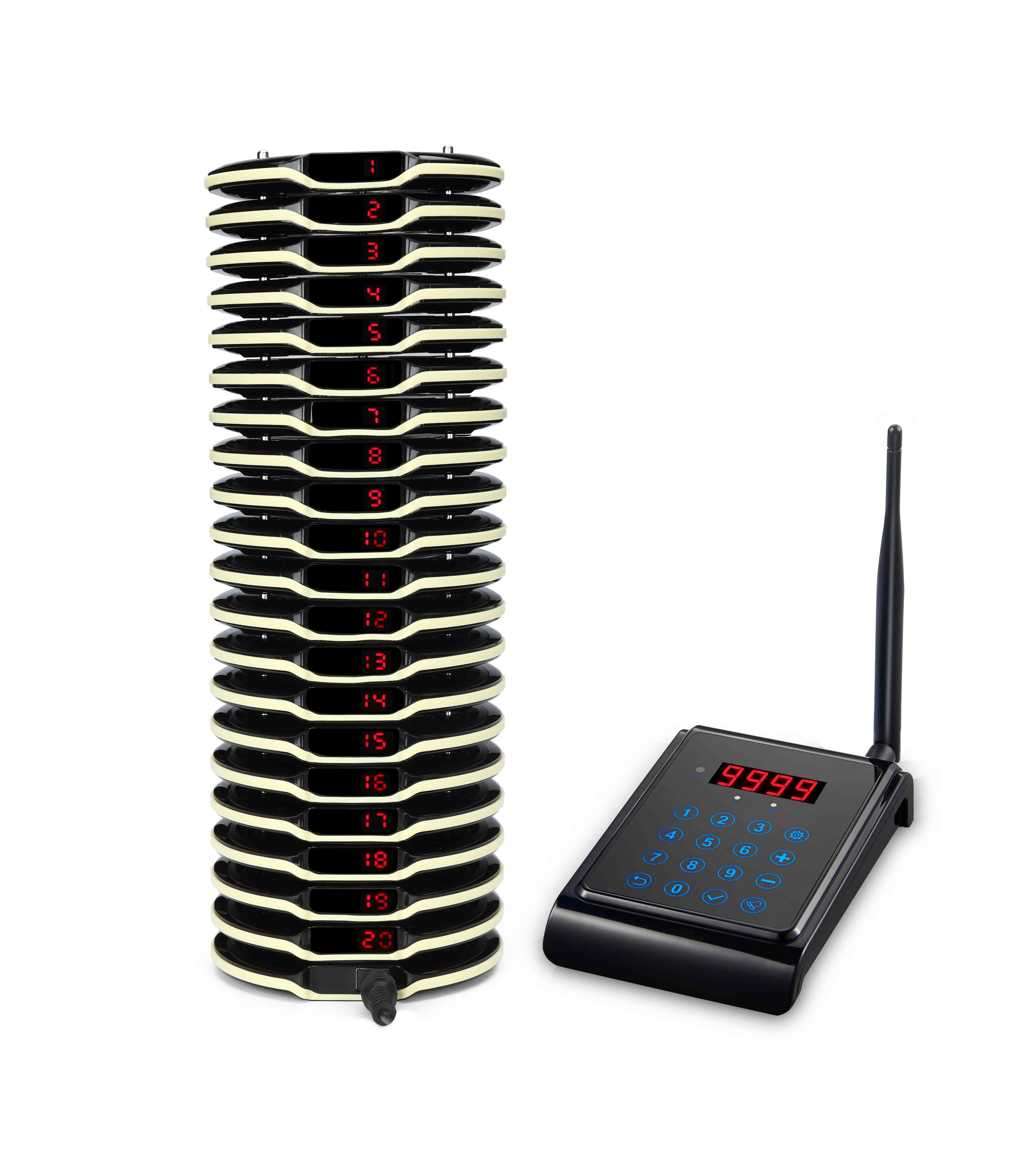 

2019 explosion sales wireless ordering system for coffee shop, Black