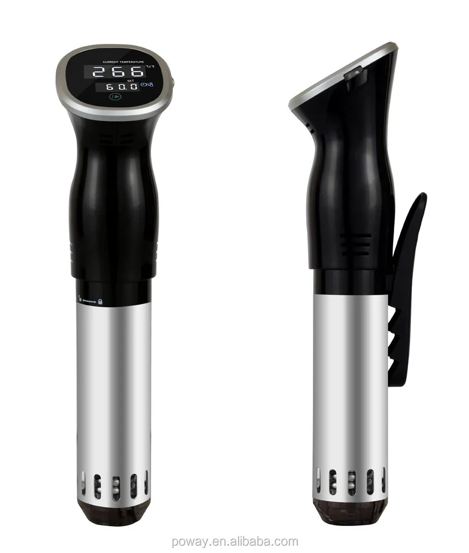 
Poway High Quality Sous Vide in Slow Cookers Accurate Temperature Setting and Digital Timer for Home and Restaurant 850W / 1200W 