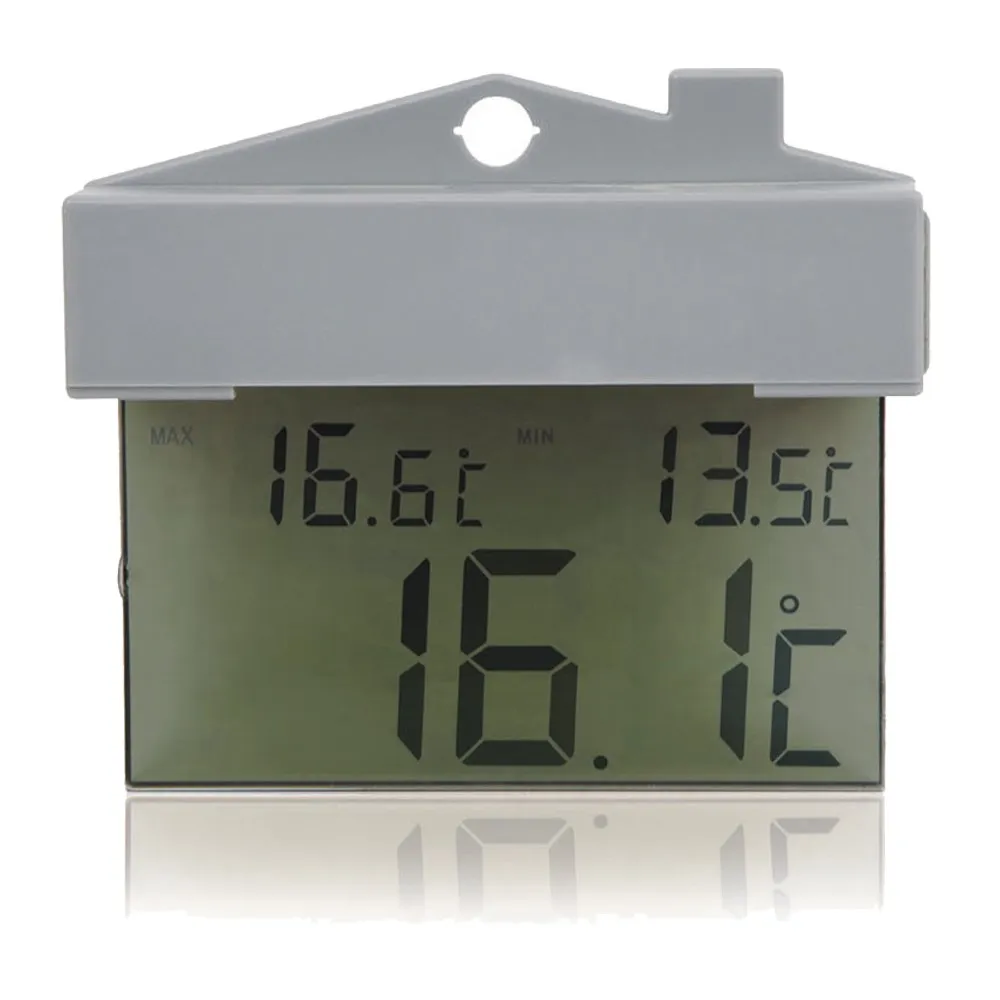 Suction Cup Digital Window Thermometer With Indoor Outdoor Suction Cup Digital Window Thermometer With Indoor Outdoor Weather Station