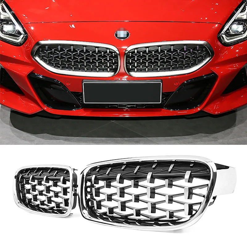 uxcell Glossy Black Front Bumper Kidney Grill Grille for 2012-2017 BMW F30 F31 4 Doors