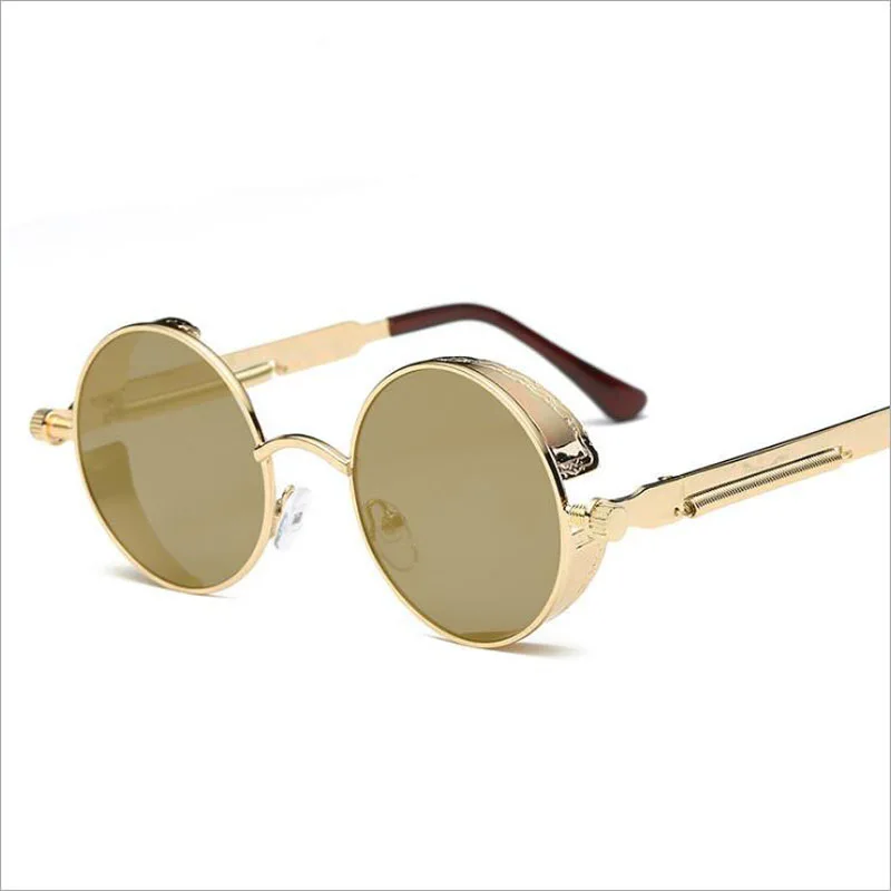 

Fashion Unisex Retro Metal Round frame sun glasses sunglasses