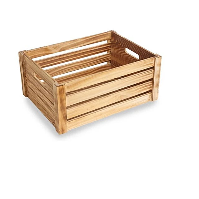 Natural Handmade Wooden Fruit And Vegetable Crates Box Buy Wooden