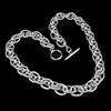 thick strong silver necklace chain man chain jewelry taki