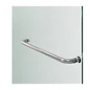 Polished 304 stainless steel shower room open door single pull handle back thru-bolt for 1/2,1/3,1/8inch thick glass door