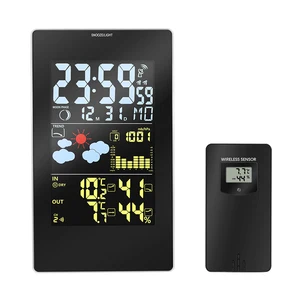 Image of Digital radio control alarm clock with temperature and humidity PROTMEX PT3352C Weather clock
