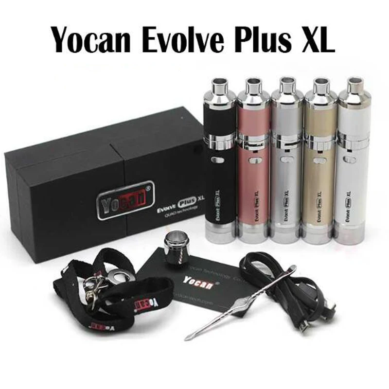 

Newest Design 4 Quartz Coil cigarette vape pen 1400mAh Yocan Evolve Plus XL