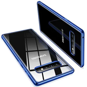 Clear Electroplate TPU Case Samsung S10 S10e S10 Plus