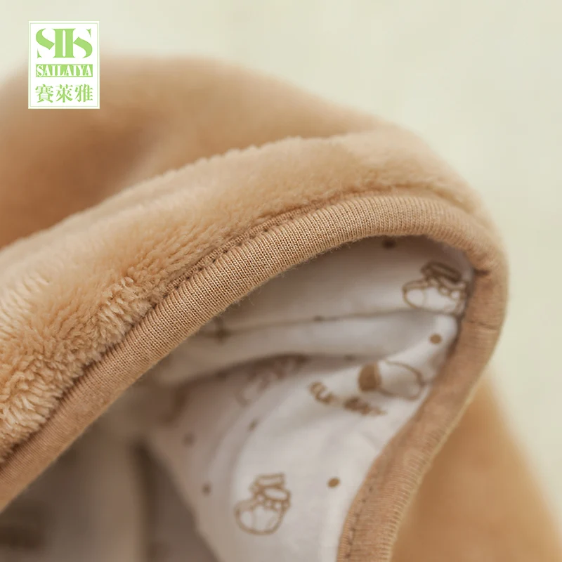 
fashion organic cotton baby autumn winter shawl velvet cloak clothes 