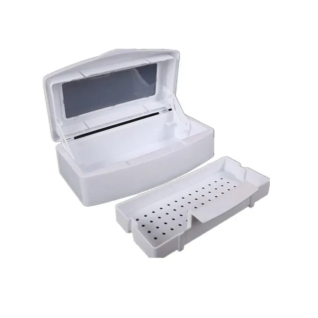 Tweezers Sterilizer Tray Disinfection Box Professional Salon Nail Tools