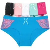 

Hot Sale New Style Ladies Cotton Panties Women Panties Girls Underwear With Lace