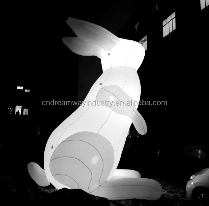 Balloon Inflatable Rabbit 2022 Giant Inflatable White Rabbit,inflatable Rabbit Balloon,inflatable ...