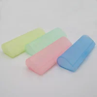 

High quality Eco-friendly custom plastic spectacle eye wear glasses case box in stock