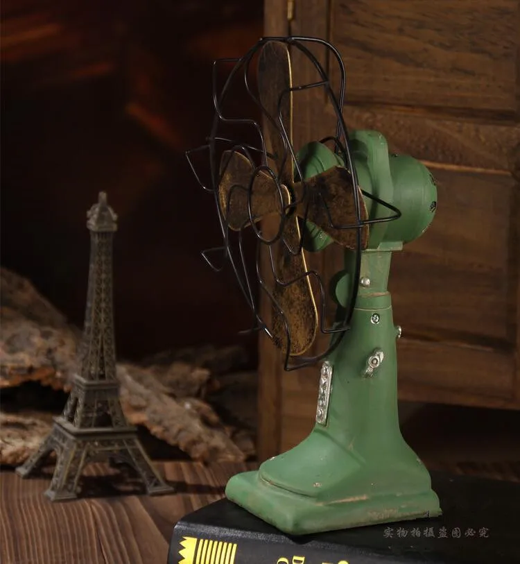 Model Fan Wholesale Retro Vintage Prop Model Handmade  Ornaments Home Decorative Items Crafts