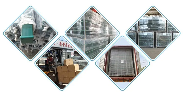 Wholesale 358 high security anti climb Y shaped PVC coated airport fence with razor barbed wire