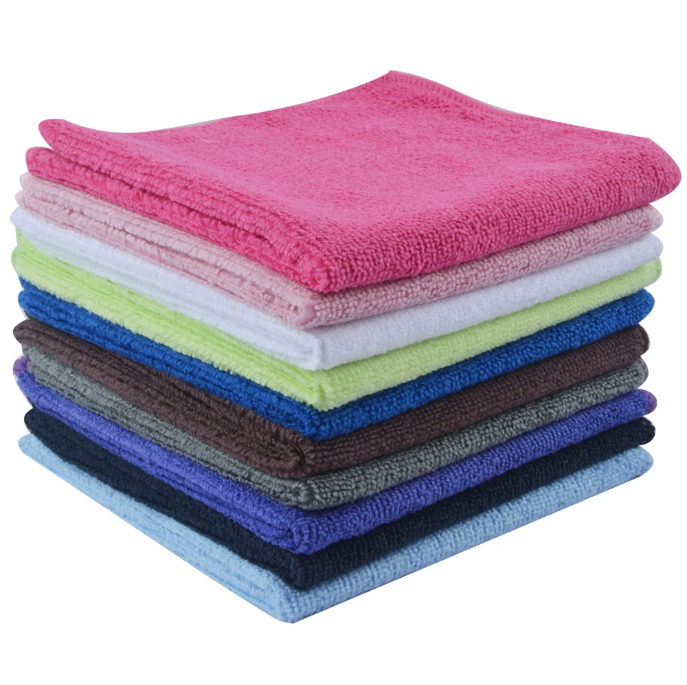 

Reusable Antibacterial Microfiber Kitchen Towel Dish Cleaning Cloth, White, grey, dark blue, dark pink, pink, light green etc