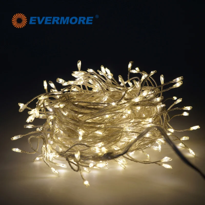 EVERMORE Holiday Time Warm White Copper Mini Dimmable LED Starry String Lights