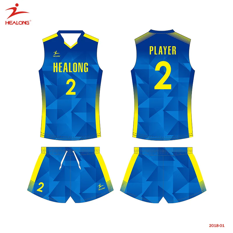 Healong Wholesale Volleyball Uniform Custom Design Your Own Sleeveless ...